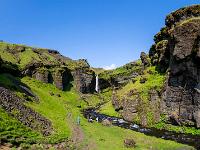 Island - Das Kvernufoss Tal / Südisland
